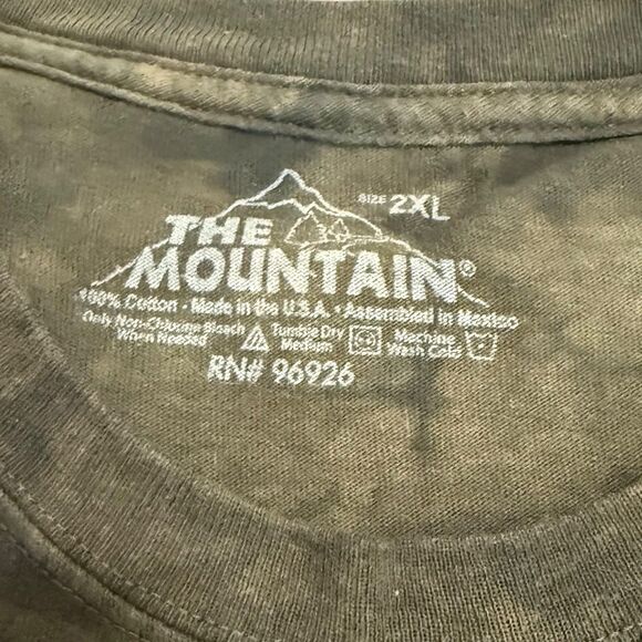 The Mountain Manimals Men's‎ Size XXL Combat Military Wolf Graphic T-Shirt - Picture 3 of 6